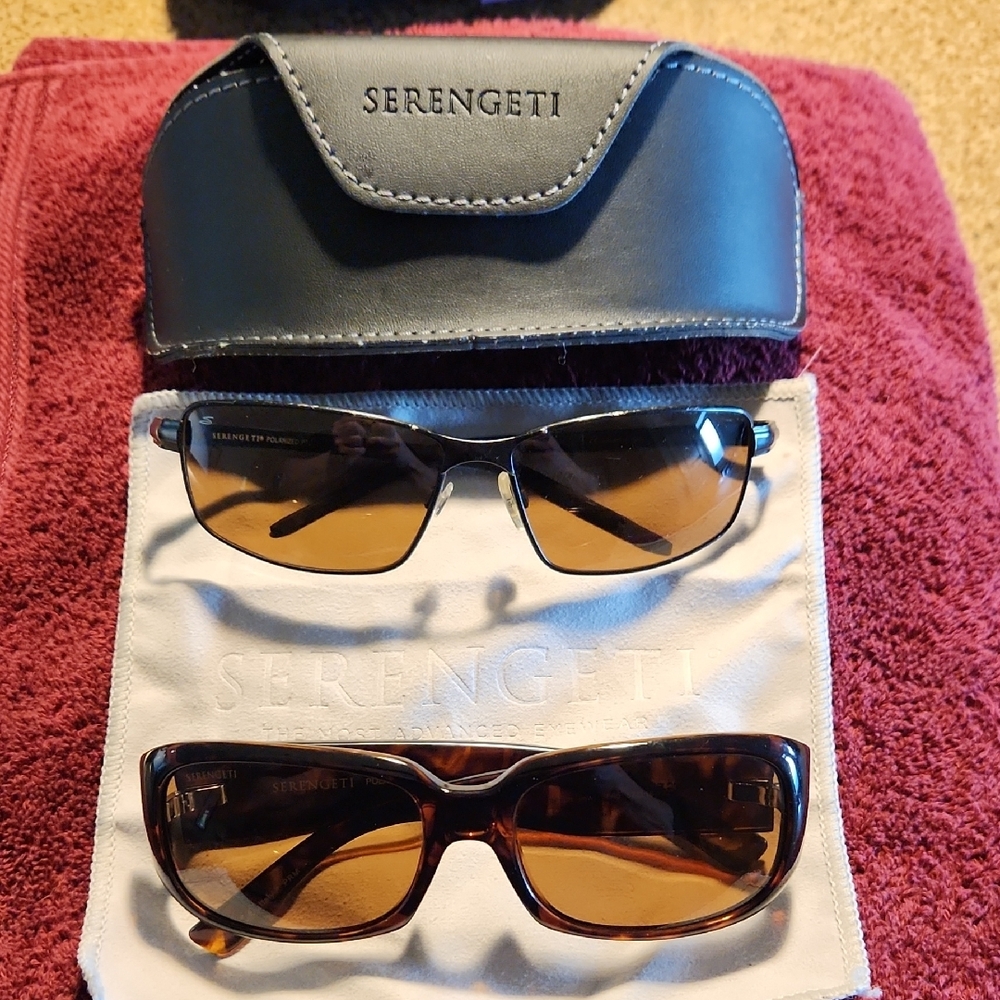 Serengeti Brown Sunglasses Sporty and Casual Designs